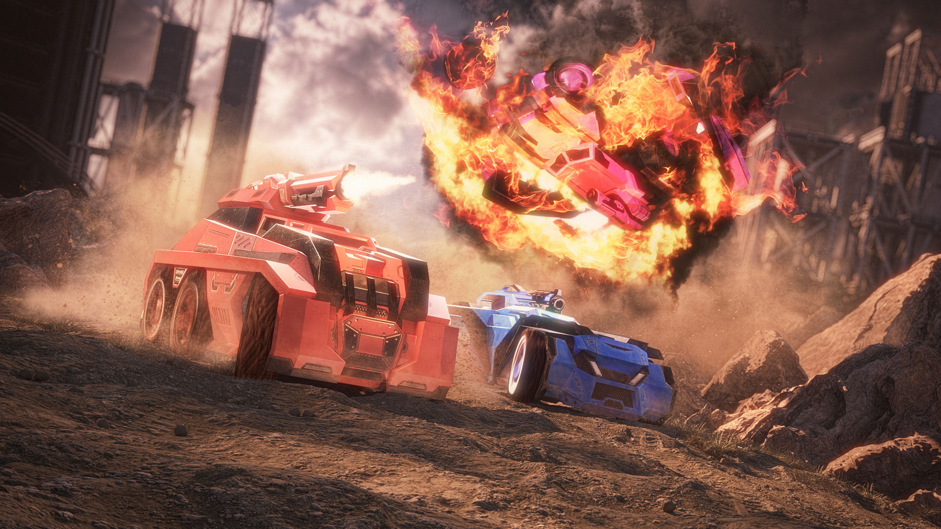It’s a Games Review! Mantis Burn Racing – Battle Cars DLC