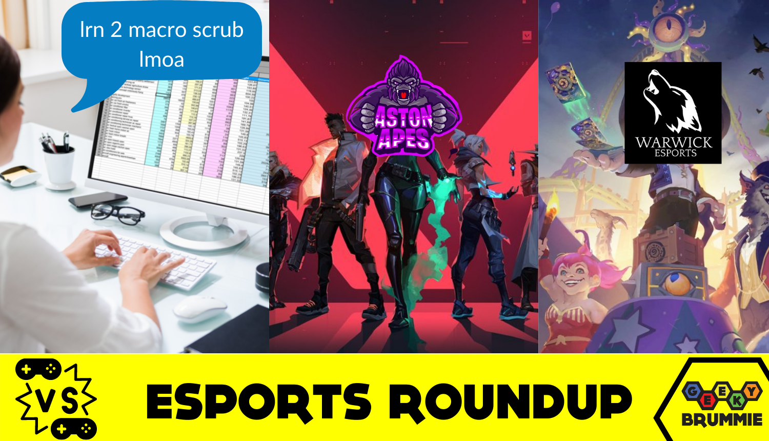 Esports Roundup: Student Tournaments & Excel Spreadsheets
