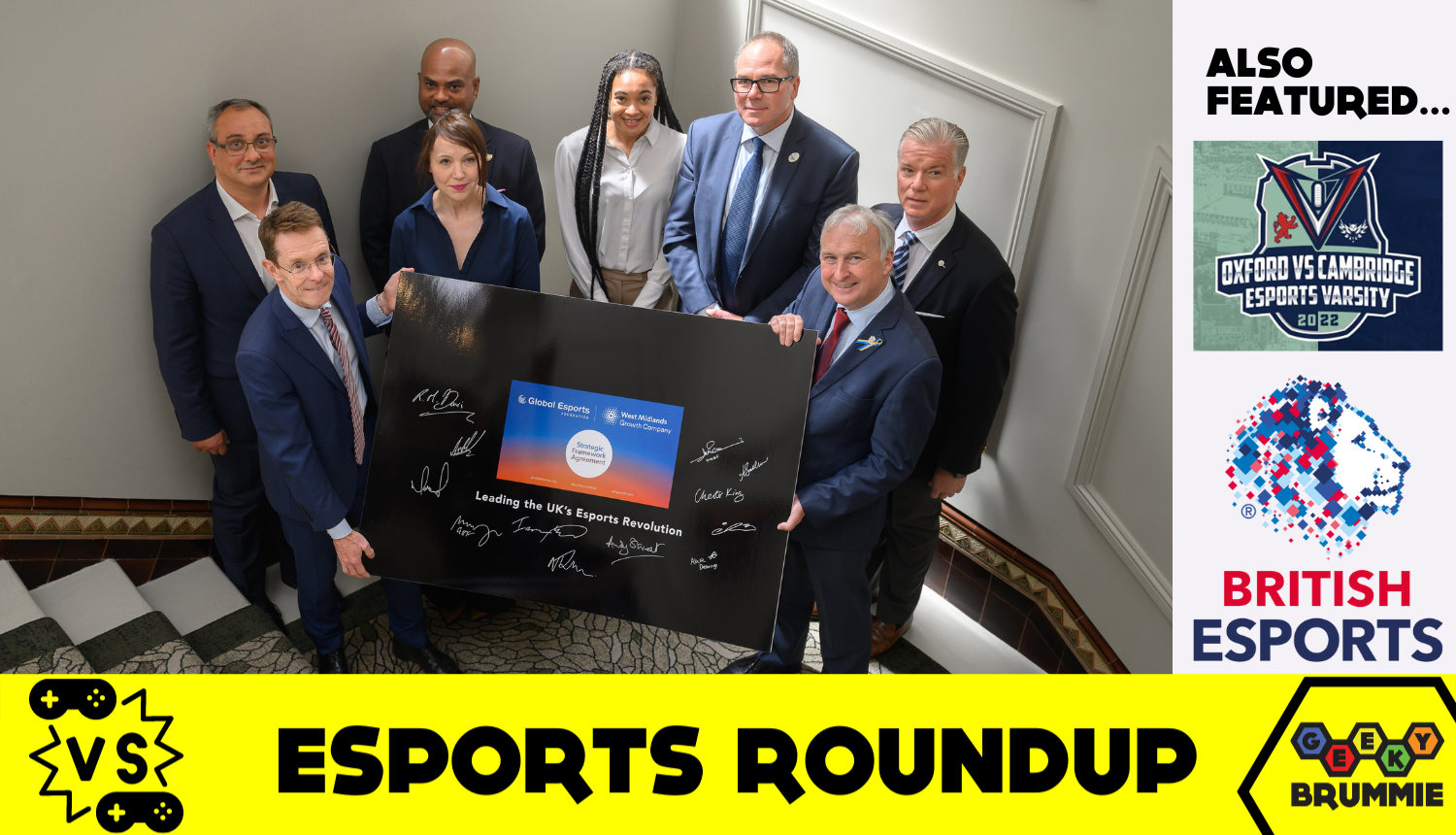 Esports Roundup: West Midlands 10-Year Strategy For Gaming & Esports